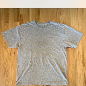 Nike Gray T-Shirt with orange Logo